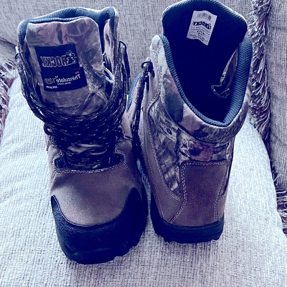 Rocky Kids' Outdoor Boots in Brown and Black - Picture 3 of 13